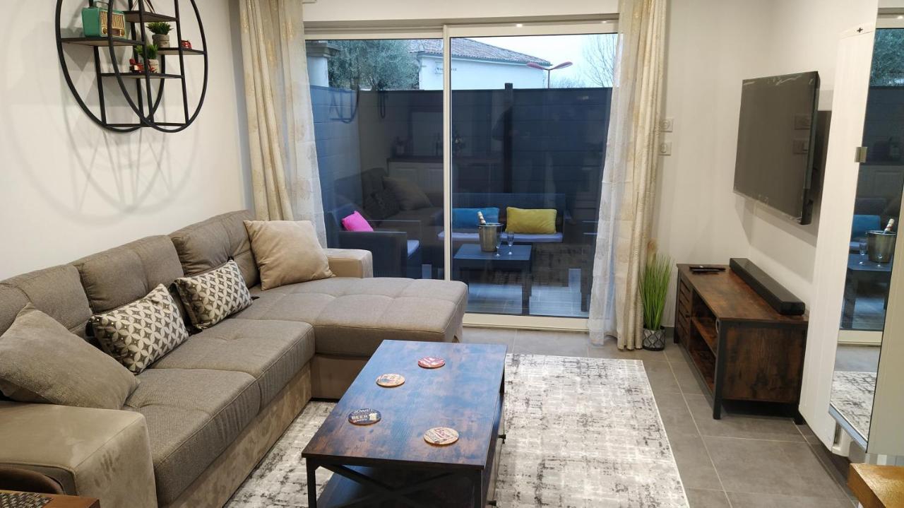 Charmant Appartement T2 Dans Villa Avec En Supplement Spa Exterieur De Mai A Septembre Laveyron Bagian luar foto