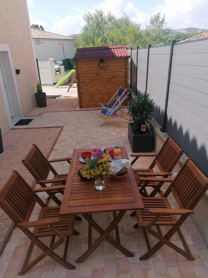 Charmant Appartement T2 Dans Villa Avec En Supplement Spa Exterieur De Mai A Septembre Laveyron Bagian luar foto